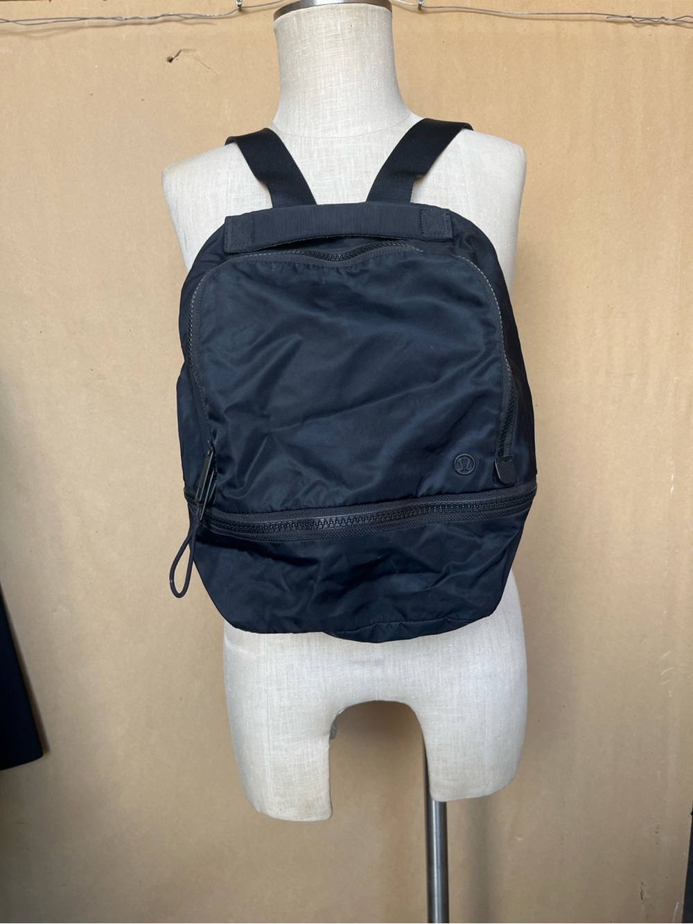 lululemon athletica Black Compact Nylon Backpack